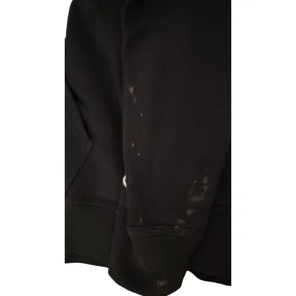 Champion Hoodie Sun Face Design Black L - Picture 3 of 6